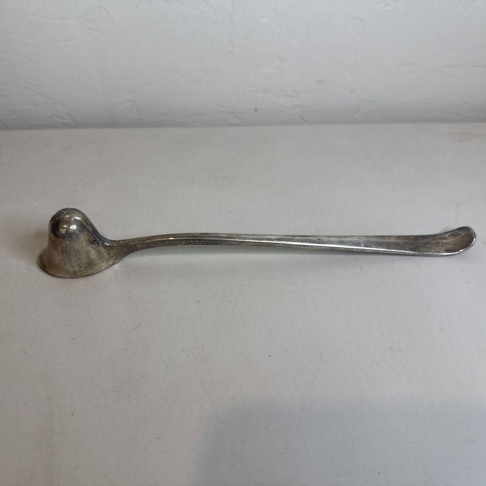 Vintage Godinger Silver Art Co Silver Plated Helmet Style Candle Snuffer 10"